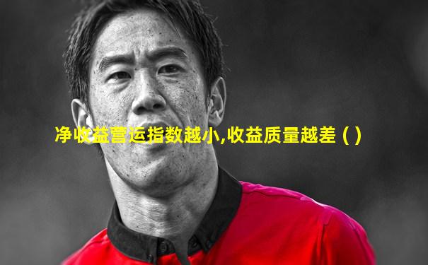 净收益营运指数越小,收益质量越差 ( )